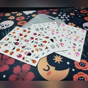 Halloween nail decal sheets